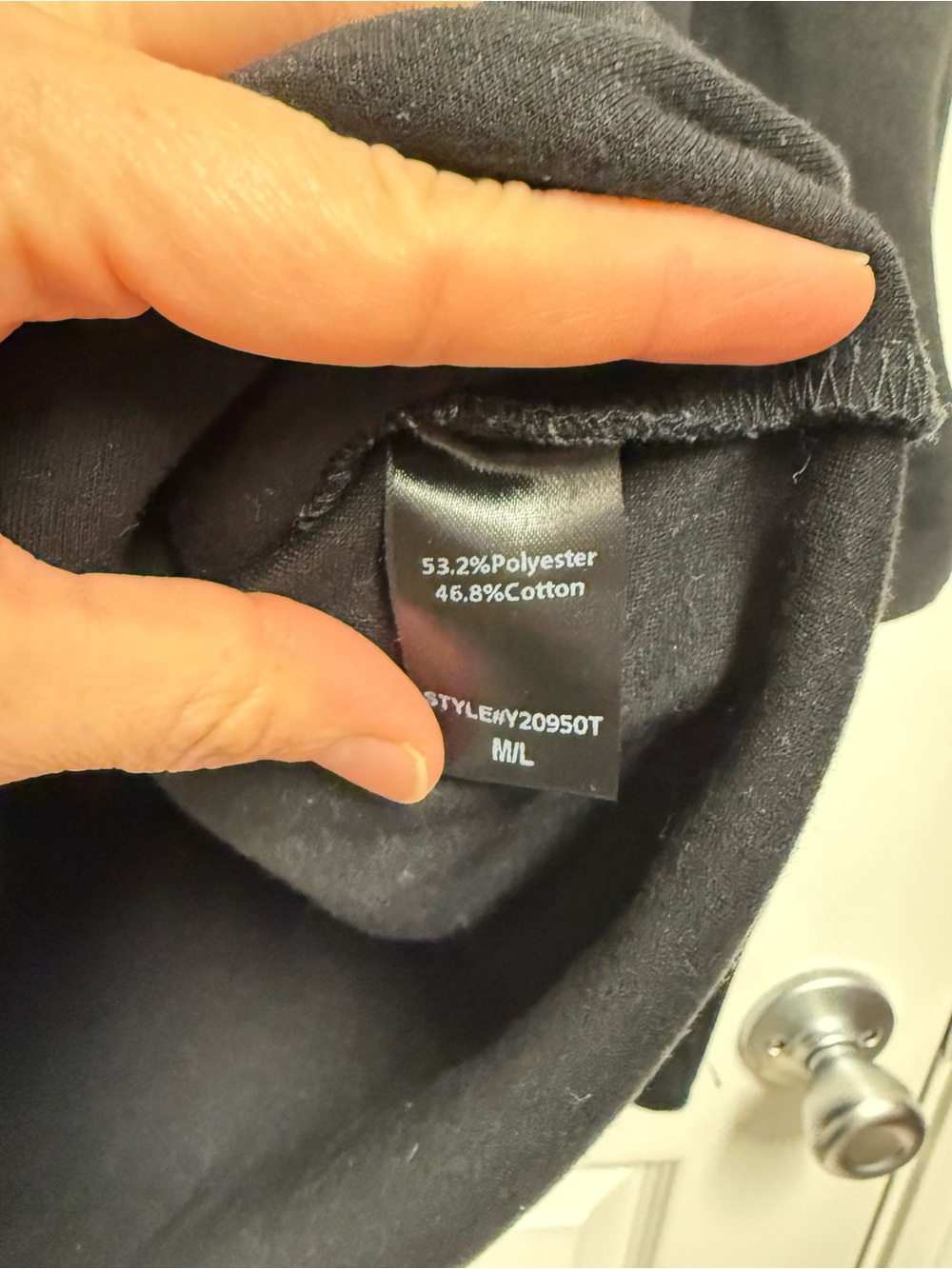 Pomander Place Black Split Neck Sweater Top - Picture 6 of 9